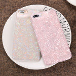 Wholesale iPhone 8 Plus / 7 Plus IMD Dream Marble Fashion Case (Rose Pink)